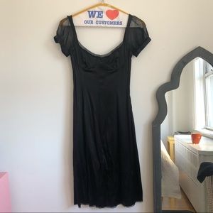 Dolce & Gabbana Silk Slip Bustier Dress 42